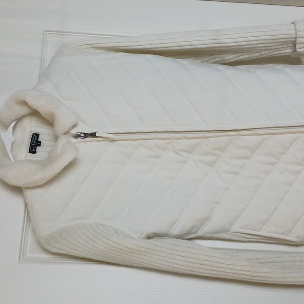 Creazioni Effect Quilted Jacket Size Small